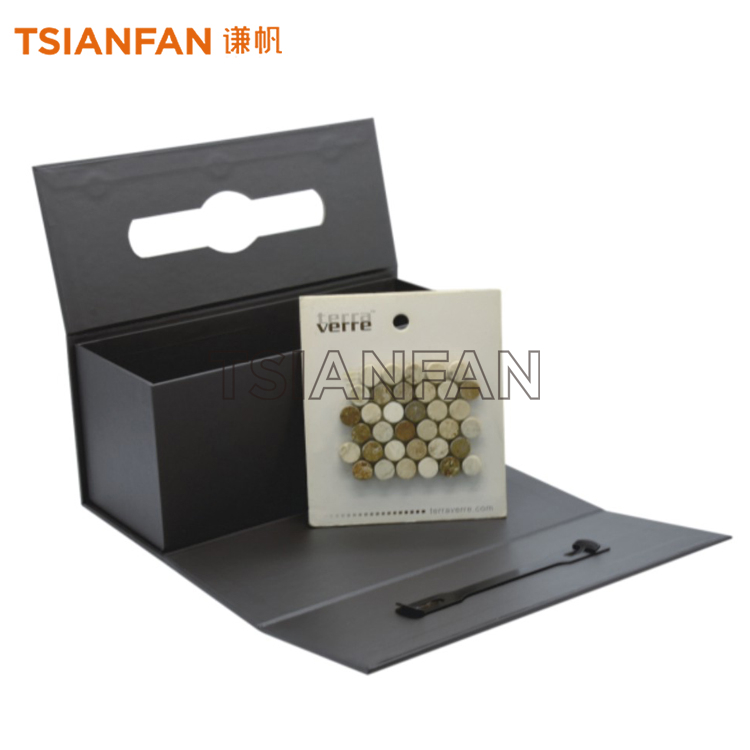 马赛克翻盖式样品盒