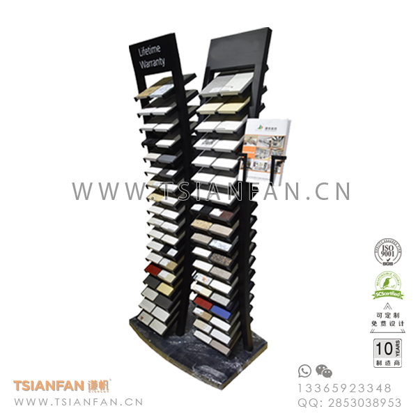 出口欧美-石材展架设计-人造石样板架
